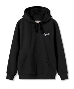 Orgnls Men's Hoodie Hand-Drawn Chain Stitch Lettering Regular Form