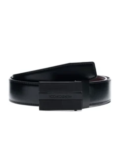 Men's Belt with Swivel Head and Punched Pattern